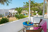 Balcony of double room at Villa Irini in Sifnos