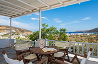 Large veranda with sea view